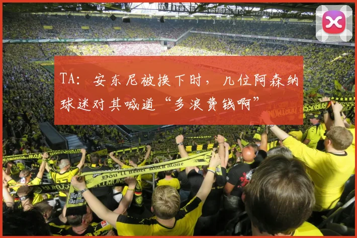 TA：安东尼被换下时，几位阿森纳球迷对其喊道“多浪费钱啊”